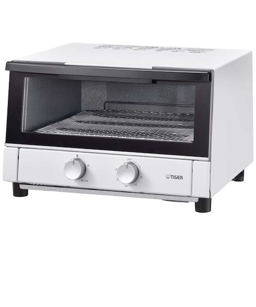 タイガー　オーブントースター やきたて 1300W/食パン3枚 マットホワイト KAMR132