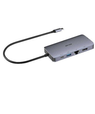 BUFFALO　PD対応 6in1VGA付きポートリプリケーター ［USB Power Delivery対応］ LUDU3CU302SV