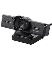 エレコム 800万画素 ステレオマイク内蔵 高精細ガラスレンズ レンズフード付 UCAMC980FBBK