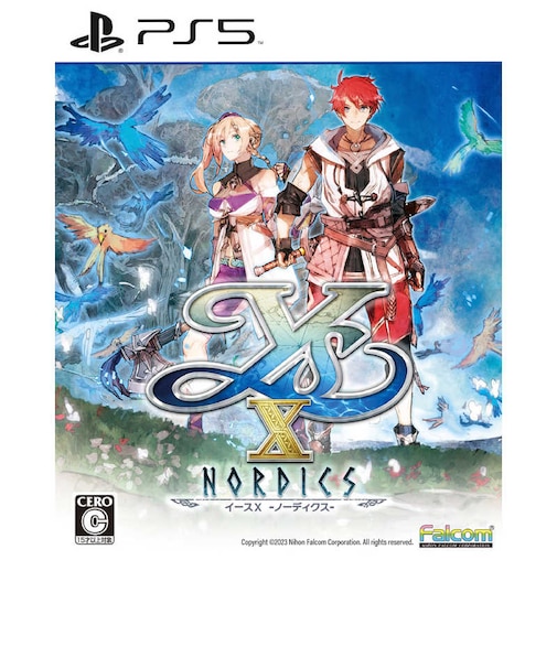 日本ファルコム PS5ゲームソフト イースX -NORDICS- 通常版 イーステンノーディクスツウジュバン<br>★こちらの商品は人気商品のため、色違い・仕様違い等含め「一家族1台限り」でのご協力をお願いしております。