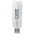 IOデータ　高速USBメモリー ホワイト  [128GB/USB TypeA/USB3.2Gen1(USB3.0)対応/スライド式] U3DASH128GW