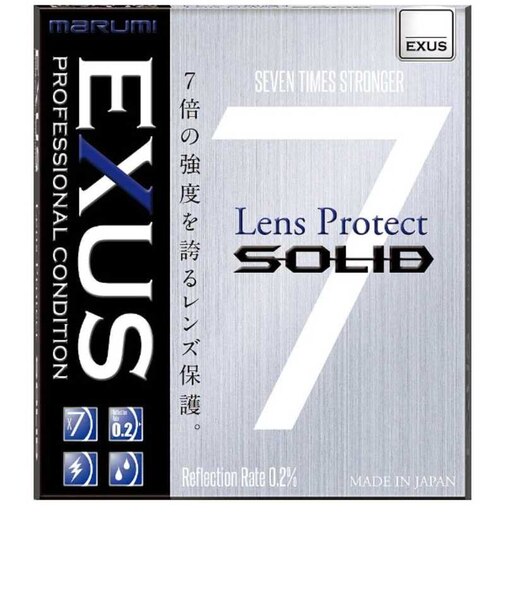 マルミ光機　72mm EXUS(エグザス) レンズプロテクト SOLID 72MMEXUSLENSPROTECTS