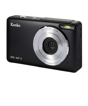 ケンコー・トキナー　Kenko デジタルカメラ ブラック(限定モデル・液晶保護フィルム付き) KCAF11LTD