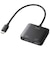 サンワサプライ　USB Type C-HDMI変換アダプタ(2ポート/4K対応) ADALCMST2HD2