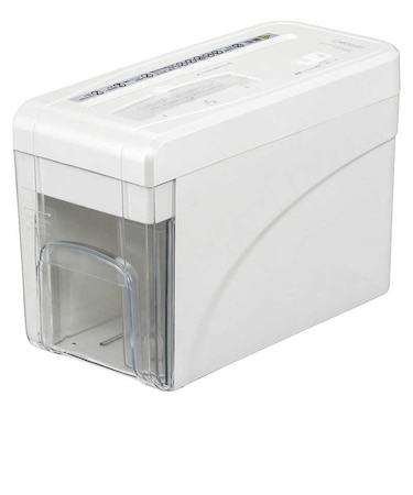 オーム電機　卓上式クロスマルチシュレッダー ［クロスカット / A4サイズ］ ホワイト SHRSD05C