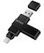 BUFFALO　USB3.2(Gen1)対応 Type-AC両対応 回転式USBメモリー ［256GB / USB TypeA＋USB TypeC / USB3.2 / 回転式］ RUF3ACR256GBC