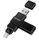 BUFFALO　USB3.2(Gen1)対応 Type-AC両対応 回転式USBメモリー ［256GB / USB TypeA＋USB TypeC / USB3.2 / 回転式］ RUF3ACR256GBC