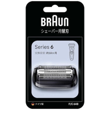 ブラウン　シリーズ6専用替刃 ［網刃＋内刃セット］ ブラック FC64B