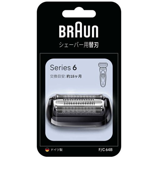 ブラウン　シリーズ6専用替刃 ［網刃＋内刃セット］ ブラック FC64B
