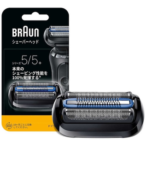 ブラウン　ブラウン 新シリーズ5替え刃 F/C55B ブラック FC55B