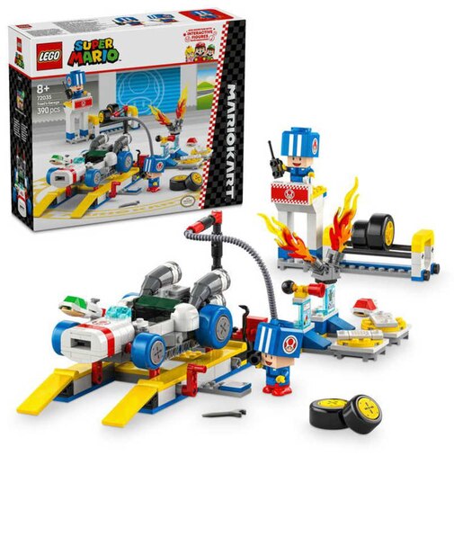 レゴジャパン　レゴ(LEGO) スーパーマリオ マリオカート(TM)キノピオ の ガレージ 72035