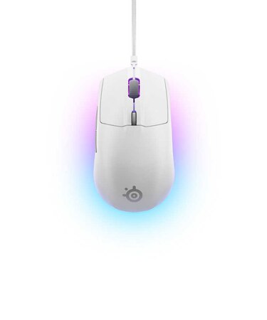 STEELSERIES　Rival 3 Gen 2 White ［光学式 / 有線 / 6ボタン / USB］ ホワイト 62516