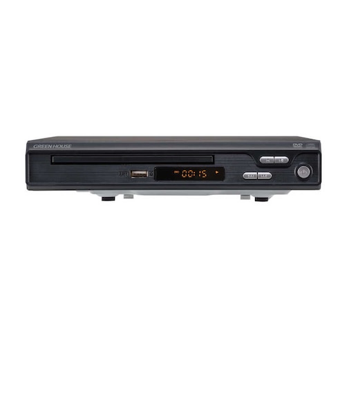 グリーンハウス　HDMI対応 据え置き型 DVDプレーヤー GHDVP1MCBK