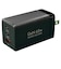 オズマ　PowerDelivery65W出力 AC-USB充電器 3Port(C＊2＆A) ブラック ［3ポート /USB Power Delivery対応］ ACUC265PQGBK
