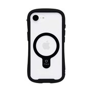 HAMEE　iPhone 16e iFace Reflection MagSynq 強化ガラスクリアケース iFace ブラック IP16EIFACERFTMGBK