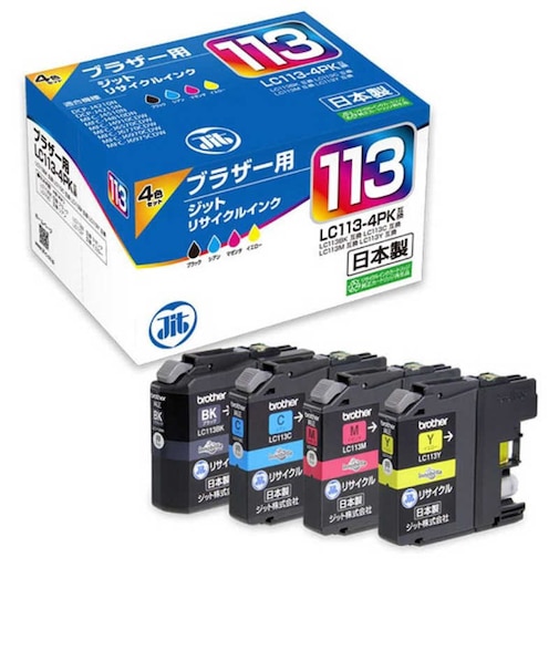 ジット　互換リサイクルインク カートリッジ JITB1134P