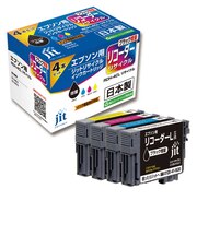 ジット リサイクルインク カートリッジ エプソン RDH-4CL(リコーダー) 対応 黒のみ増量 JITERDHBL4P