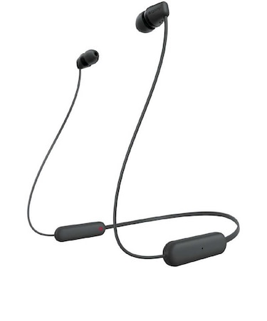 ソニー　ブルートゥースイヤホン ブラック [ リモコン・マイク 対応 / 防滴＆ネックバンド / Bluetooth ]  WIC100BZ