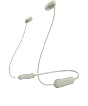 ソニー　ブルートゥースイヤホン ベージュ [ リモコン・マイク 対応 / 防滴＆ネックバンド / Bluetooth ]  WIC100CZ