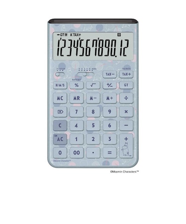 カシオ　デザイン電卓 ［12桁］ ブルー JT200TMMBUN