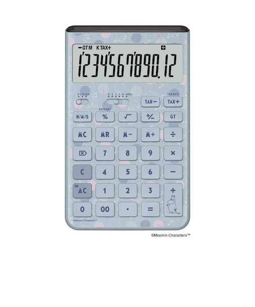 カシオ　デザイン電卓 ［12桁］ ブルー JT200TMMBUN