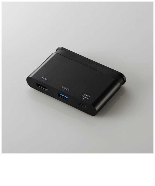 エレコム　Type-Cドッキングステーション PD対応 HDMI ケーブル収納 ブラック DSTC06BK