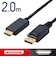エレコム　変換ケーブル/DisplayPort-HDMI/2.0m/ブラック CACDPHDMI20BK