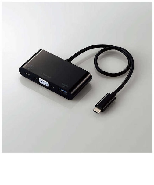 エレコム　ドッキングステーション/PD対応/TypeC/USB3.1/Dsub DSTC14BK