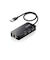 エレコム　LANアダプター 有線 タイプA Giga USBハブ付 (USB-A×3) EDCGUA3H2B