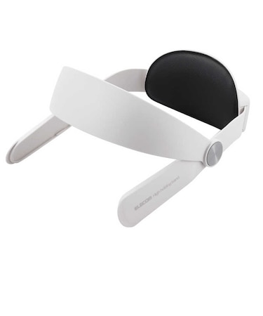エレコム　Oculus Meta Quest 2用 ヘッドバンド ストラップ ハードタイプ ホワイト VRQ2HB01WH<br>★こちらの商品は人気商品のため、色違い・仕様違い等含め「一家族１台限り」でのご協力をお願いしております。