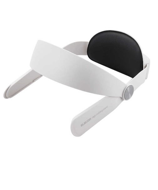 エレコム　Oculus Meta Quest 2用 ヘッドバンド ストラップ ハードタイプ ホワイト VRQ2HB01WH<br>★こちらの商品は人気商品のため、色違い・仕様違い等含め「一家族１台限り」でのご協力をお願いしております。