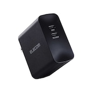 エレコム　ノートパソコン 充電器 PD 65W ブラック[2ポート /USB Power Delivery対応] ACDCPD4570BK