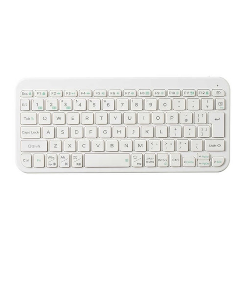 エレコム　キーボード 「Slint」［ワイヤレス /Bluetooth］ ホワイト TKTM10BPWH