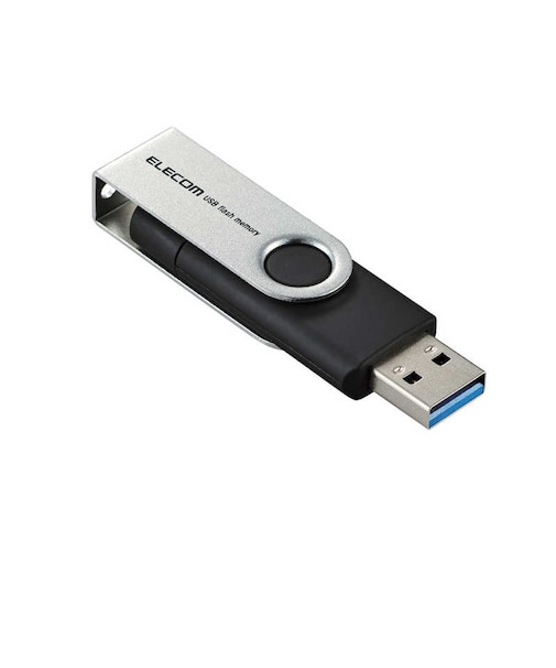 エレコム　USBメモリ 64GB USB3.2(Gen1) ( Type-C / USB A 両対応 )  MFTPC3064GBK