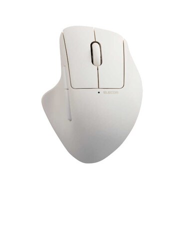エレコム　マウス SHELLPHA Sサイズ 抗菌 [BlueLED /無線 /7ボタン /Bluetooth・USB] ホワイト MSH31MBSKWH