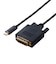エレコム　USB Type-C - DVI 変換 USB-C プラグ to DVI-D プラグ 1m 1920×1080 60Hz ブラック CACCDVI10BK2