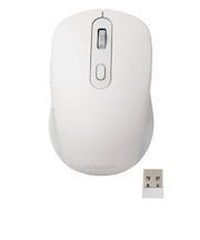 エレコム　マウス Bluetooth/ 無線 静音 6ボタン ファンクションボタン搭載 充電式 2台マルチペアリング OSMOD ホワイト MMY35MBSXWH
