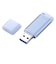 エレコム　USBメモリ 128GB キャップ式 USB 3.2 Gen1 読み込み最大150MB/s 暗号化AES256 データ保護ソフト対応 パスワードロック対応 ストラップホール付 ブルー MFRCU3128GBU
