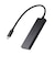 エレコム　USB Type-C ハブ 4ポート 5Gbps 高速 PD 100W ( MacBook iPad Windows 等対応 ) 薄型 USB-C ×2 USB-A ×2 ブラック U3HCH041PBK