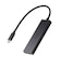 エレコム　USB Type-C ハブ 4ポート 5Gbps 高速 PD 100W ( MacBook iPad Windows 等対応 ) 薄型 USB-C ×2 USB-A ×2 ブラック U3HCH041PBK