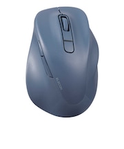 エレコム　Bluetooth マウス 無線 静音 抗菌 5ボタン Mサイズ Windows Mac iPad 等対応 医師監修 EX-G ブルー MXGM30BBSKCBU