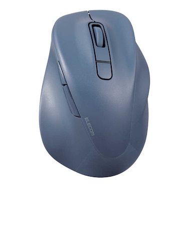 エレコム　Bluetooth マウス 無線 静音 抗菌 5ボタン Mサイズ Windows Mac iPad 等対応 医師監修 EX-G ブルー MXGM30BBSKCBU