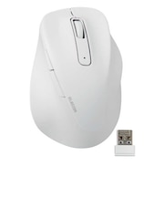 エレコム ワイヤレスマウス 無線 2.4GHz 静音 抗菌 5ボタン Sサイズ Windows Mac ChromeOS対応 医師監修 EX-G ホワイト MXGS30DBSKCWH