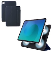 エレコム　iPad Pro ケース 11インチ ( M4 ) マグネット着脱フラップ カバー 2アングル スタンド オートスリープ機能 軽量 薄型 TBA25PMWVPF2NV