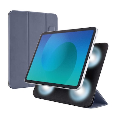 エレコム　iPad11インチ (A16) 10.9インチ (第10世代) フラップケース 超薄型 マグネット装着 スリープ対応 TBA25RWVPF2BG