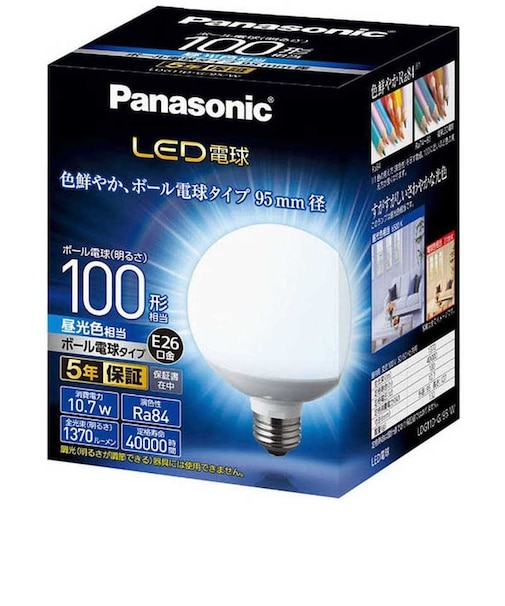 パナソニック　LED電球 ホワイト [E26/昼光色/100W相当/ボール電球形/広配光] LDG11DG95W