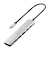 SUNEAST　USB Type-C ドッキングステーション マルチハブ 6in1 PD100W給電可能 ケーブル長25cm アルミ合金 シルバー ［USB Power Delivery対応］ SE-HUB061JDPNNF
