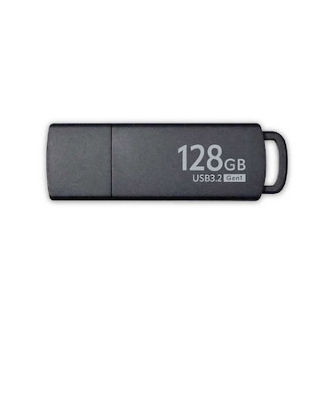 ORIGINALBASIC　USBメモリ ［128GB /USB TypeA /USB3.2 /キャップ式］ ブラック OB-UM3A128G