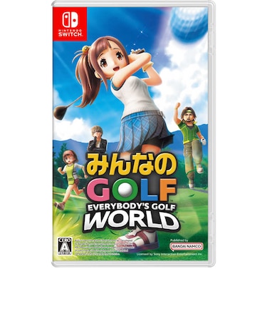 バンダイナムコエンターテインメント Switchゲームソフト みんなのGOLF WORLD ミンナノGOLFWORLD<br>★こちらの商品は人気商品のため、色違い・仕様違い等含め「一家族1台限り」でのご協力をお願いしております。