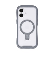 HAMEE　iPhone17 iFace Reflection MagSynq 強化ガラスクリアケース グレー IP17IFACERFTMGGY